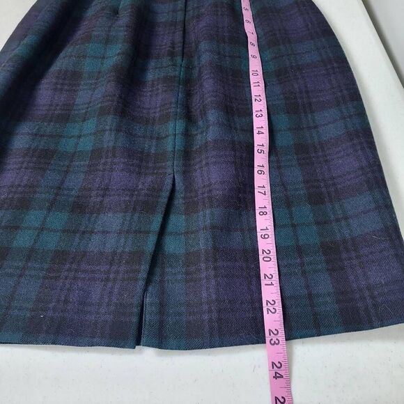 VTG Lord & Taylor Womens Tartan Wool Suit Size 6P Jacket Skirt Academia Preppy - Picture 14 of 14